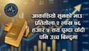आकाशियो सुनको भाउ: प्रतितोला २ लाख ७६ हजार ५ सय पुग्दा चाँदी पनि उच्च बिन्दुमा