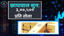 नेपाली बजारमा सुनको मूल्यमा वृद्धि: आज कति छ त भाउ?