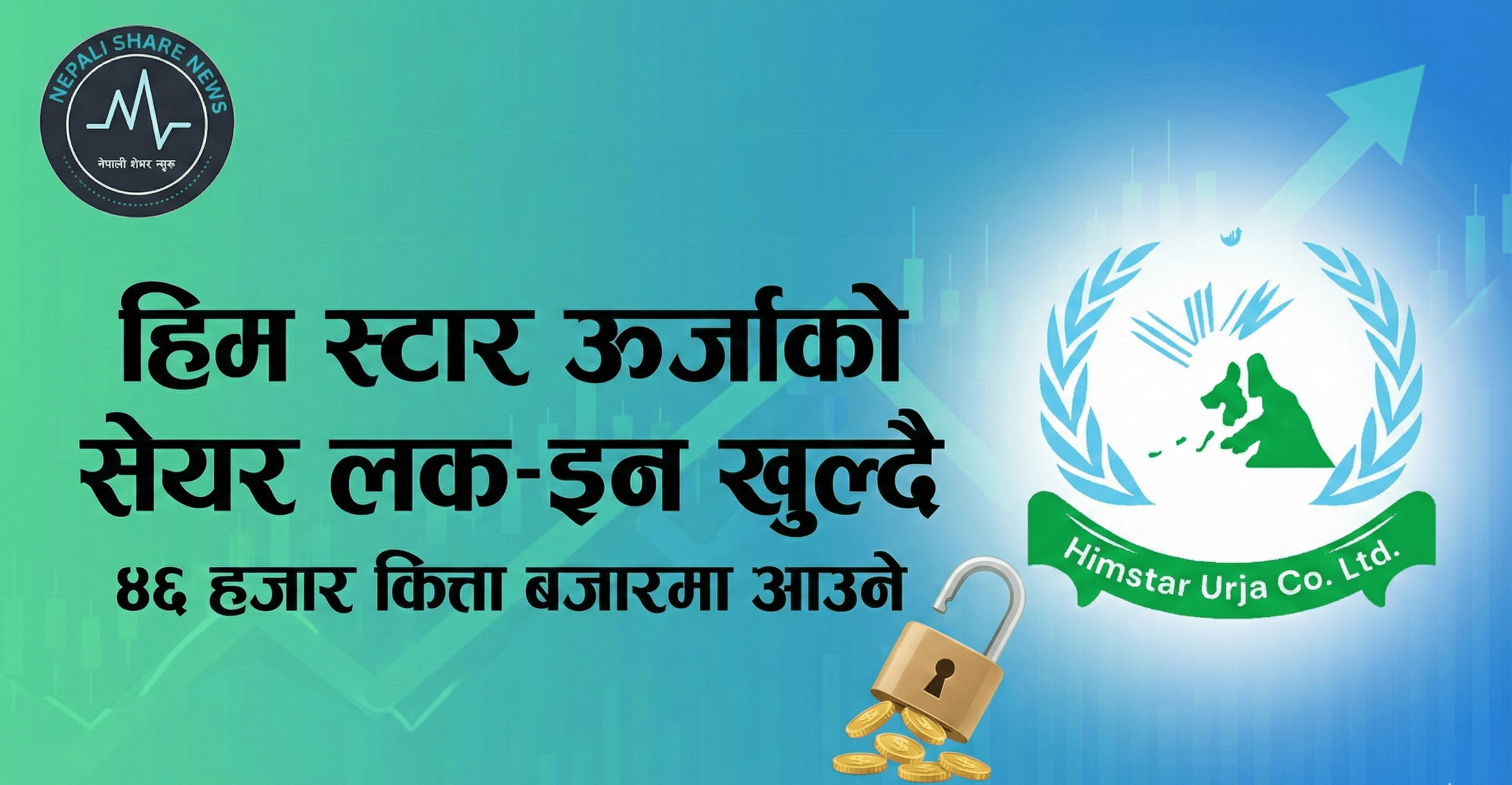 हिम स्टार ऊर्जाको सेयर लक-इन खुल्दै: ४६ हजार कित्ता बजारमा आउने