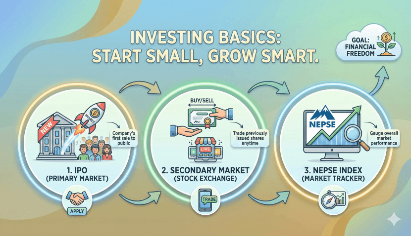 शून्यबाट लगानीकर्तासम्म: नेपाल स्टक एक्सचेञ्जमा प्रवेश गर्ने बाटो